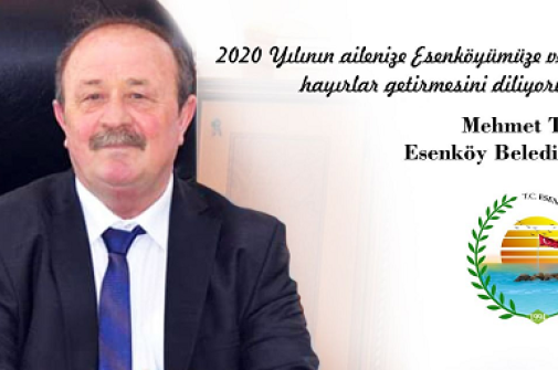Belediye Başkanmız Mehmet Temel 2020 Yılı Kutlama Mesajı