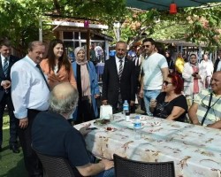 Başkanla Fotoğraflar