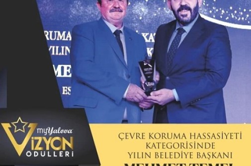 ÖDÜL TÖRENİ MY YALOVA DERGİSİNİN 20. SAYFASINDA YAYINLANDI