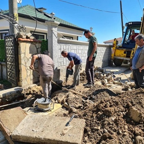 Su Arıtma Ekiplerimiz Kanalizasyon Çalışması Yapmakta