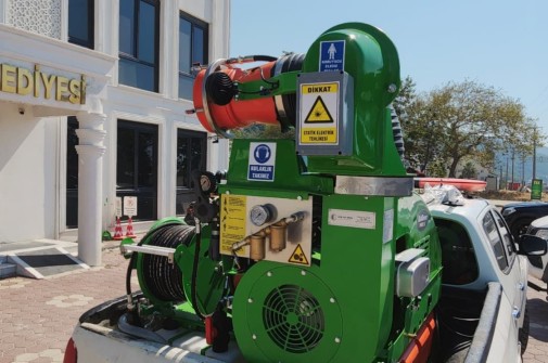 YENİ İLAÇLAMA MAKİNEMİZ HİZMETE GİRDİ